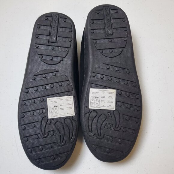Bearpaw Moc II Men's Slippers Sheepskin Black Size 10 New - Picture 3 of 10